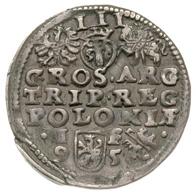 trojak 1595, Lublin, Iger L.95.6.b (R), patyna