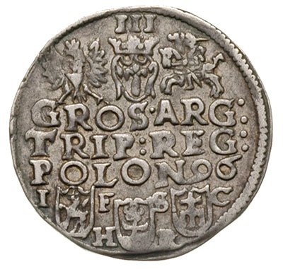 trojak 1596, Bydgoszcz, awers Iger B.96.2.d, rew