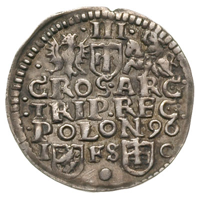 trojak 1596, Bydgoszcz, Iger B.96.1.c, patyna