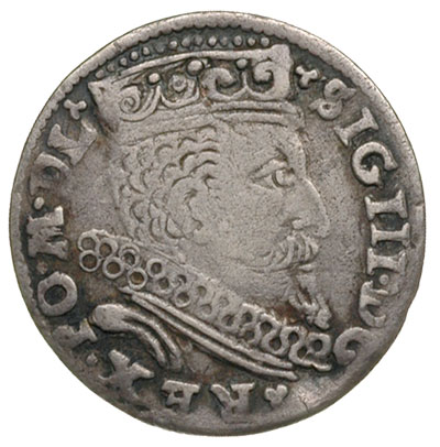 trojak 1608, Wilno, odmiana bez herbu Bogoria, nie notowany w Igerze i Ivanauskasie, ogromna rzadkość