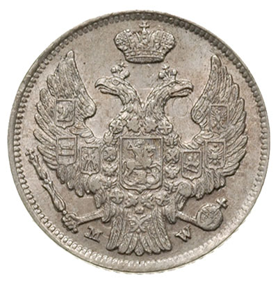 15 kopiejek = 1 złoty 1839, Warszawa, Plage 412, Bitkin 1172, piękne