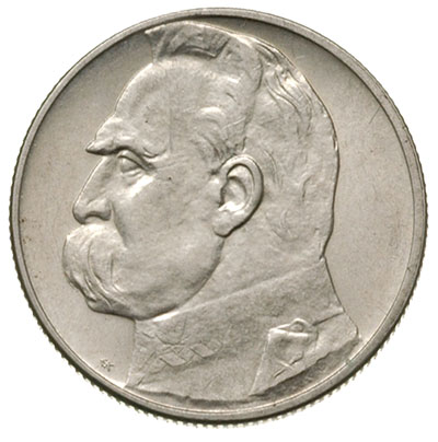 2 złote 1936, Warszawa, Józef Piłsudski, Parchimowicz 111.b, rzadkie i bardzo ładne
