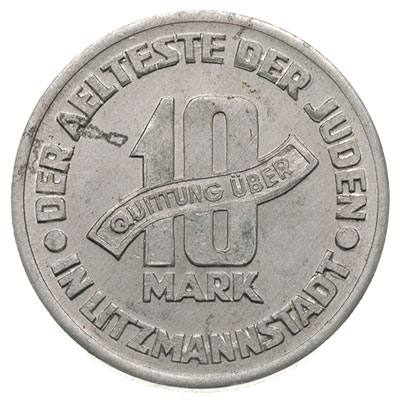 10 marek 1943, Łódź, aluminium, Parchimowicz 15.a, wyśmienity stan zachowania