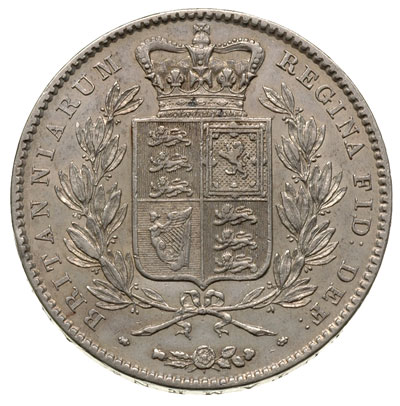 korona 1844, na rancie VIII i rozetka, srebro 28