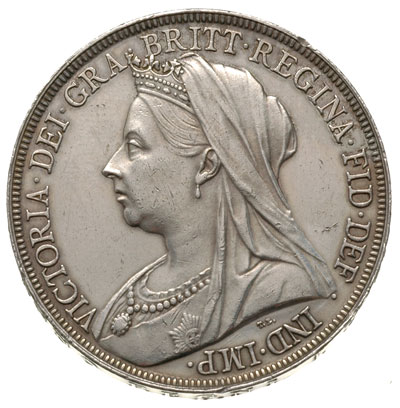 korona 1895, na rancie LVIII, srebro 28.36 g, S.