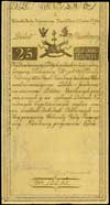 25 złotych polskich 8.06.1794, seria A, widoczny fragment firmowego znaku wodnego, Miłczak A3, Luc..