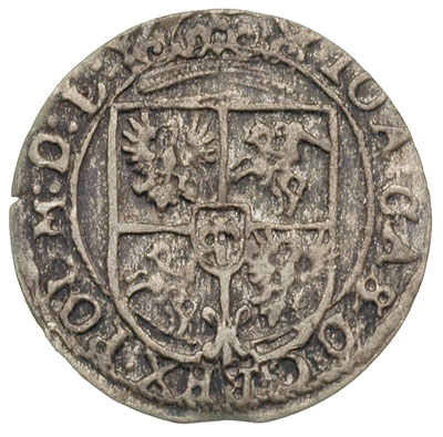 półtorak 1652, Wilno, cyfra 06 w jabłku królewsk