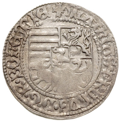 grosz bez daty (1470-1471), Wrocław, Aw: Tarcza 