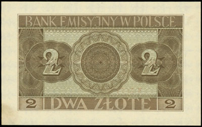 2 złote 1.03.1940, seria B, numeracja 3579278, M