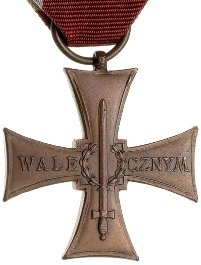 Polska powojenna, Krzyż Walecznych 1944, brąz 36