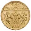 25 guldenów 1930, Berlin, Posąg Neptuna, złoto 7.99 g, Parchimowicz 71, pięknie zachowane z dużym ..