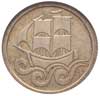 1/2 guldena 1923, Koga, Utrecht, Parchimowicz 59c, moneta wybita stemplem lustrzanym w pudełku NGC..
