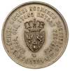 medal -100-lecie Konstytucji 3 Maja 1891 r., Aw: W wieńcu laurowym pod korona czteropolowa tarcza ..