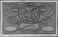 1.000 marek polskich 23.08.1919 III SERJA AA No 123456 (na awersie i rewersie czerwony nadruk WZÓR..