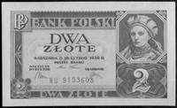 2 złote 26.02.1936, a/ nr BU 9153608, b/ nr DA 3031296, razem 2 banknoty,Kow.120, Pick 76