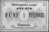 5, 10, 20 fenigów i 1 marka Obozu Jenieckiego w Chemnitz