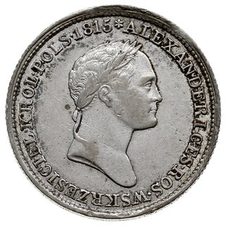 1 złoty 1831, Warszawa, duża głowa cara, Plage 74, Bitkin 1.000, rewers wybity pękniętym stemplem