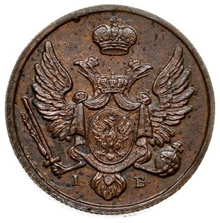 3 grosze polskie 1820, Warszawa, nowe bicie, Iger KK.20.1.b (R3), Plage 159 (R), Bitkin H876, moneta lakierowana, rzadka