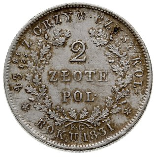 2 złote 1831, Warszawa, Plage 273, pochwa na mie