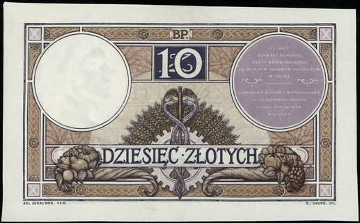 10 złotych 28.02.1919, S.1.A, numeracja 026201, 