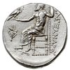 tetradrachma ok. 325-315 pne, Aw: Głowa Heralkesa w nakryciu głowy ze skóry lwa w prawo, Rw: Zeus ..