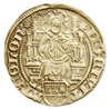 goldgulden bez daty, ok. 1474-1480, Aw: Chrystus na tronie nad herbem miasta, MO CIVIT-AT COLON, R..