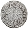 grosz 1545, Kraków, na awersie korona wysoka i litery większe, ładny