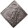 klipa talara strzeleckiego 1697, Lipsk, Aw: Monogram, Rw: Herkules, srebro 25.13 g, Schnee 989, Ka..