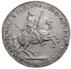talar wikariacki 1741, Drezno, Aw: Król na koniu, Rw: Tron, srebro 25.97 g, Kahnt 639, Schnee 1032