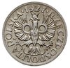 1 grosz 1927, Warszawa, srebro 1.69 g, Parchimowicz P. 101.e, nakład 100 sztuk, bardzo ładny i rza..