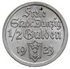 1/2 guldena 1923, Utrecht, Parchimowicz 59.a, piękne