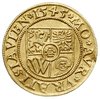 dukat 1545, Wrocław, Aw: Tarcza herbowa i napis wokoło, Rw: Św. Wacław i napis wokoło, złoto 3.55 ..