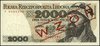 2.000 złotych 1.05.1977, seria F, numeracja 0000390, czerwony nadruk \WZÓR\" / \"SPECIMEN, Miłczak..