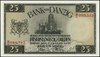25 guldenów 2.01.1931, seria B/C, numeracja 999543, Ros. 840, Miłczak G49, rzadki banknot w idealn..