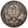 Nagroda Za Konia Remontowego -medal autorstwa S.R.Koźbielewskiego, 1927 r., Aw: Orzeł państwowy i ..