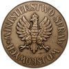 Nagroda Za Konia Remontowego -medal autorstwa S.R.Koźbielewskiego, 1931 r., Aw: Orzeł państwowy i ..
