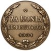 Nagroda Za Konia Remontowego -medal autorstwa S.R.Koźbielewskiego, 1931 r., Aw: Orzeł państwowy i ..