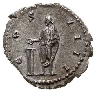 Antoninus Pius 138-161, denar 148-149, Rzym, Aw: Głowa w prawo, ANTONINVS AVG PIVS P P TR P XII, Rw: Cesarz z paterą nad trójnogiem, COS IIII, srebro 2.48 g, RIC 183, RSC 304