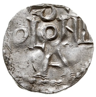 Kolonia /Köln/, Otto III 983-1002, denar, Aw: Monogram miasta Kolonii S-COLONI-A, Rw: Krzyż, w polach kulki, wokoło OODD, MP AVG, srebro 1.26 g, Dbg. 342k