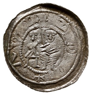 Władysław II Wygnaniec 1138-1146, denar, Aw: Książę na tronie, obok giermek, Rw: Rycerz walczący ze lwem, srebro 0.64 g, Str. 40, Such. XVI/1, egzemplarz z aukcji WCN 9/115