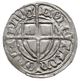 Paweł I Bellitzer von Russdorff 1422-1441, szeląg 1422-1425, Toruń, MAGS-T PA-VLVS-PRIM / MONE-TA DN-ORVM-PRVC, Voss. 822, piękny