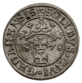 szeląg 1578, Gdańsk, ładnie zachowany