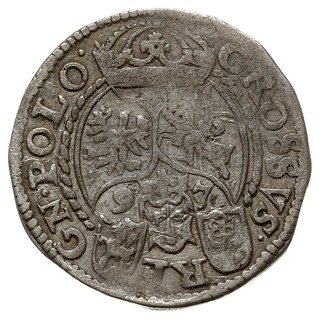 grosz 1597, Poznań, Aw: Popiersie króla i napis, Rw: Tarcze herbowe i napis, T. 15, rzadki i ładnie zachowany