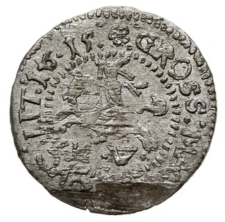 grosz 1615, Wilno, odmiana z napisem SIGISS, Ivanauskas 3SV134-31, T. 6, niecentrycznie wybity, ale rzadka moneta z 10 aukcji WCN