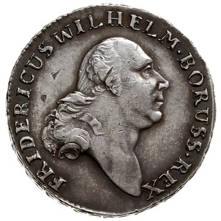 odbitka w srebrze trojaka 1796 B, Wrocław, Aw: G