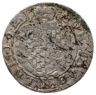 24 krajcary 1621, mennica nieokreślona, E./M. - awers III.70, rewers -, ciekawa odmiana, bardzo ładny