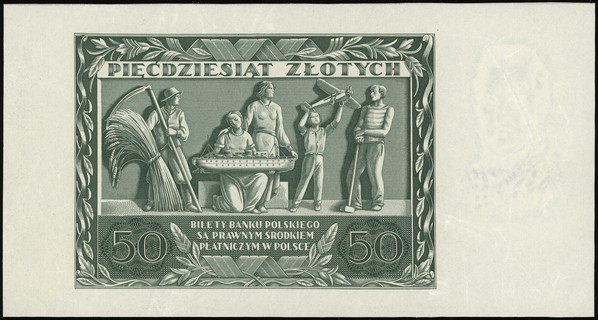 50 złotych 11.11.1936, bez oznaczenia serii i nu