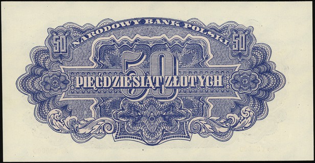 50 złotych 1944, w klauzuli \obowiązkowe, seria 