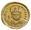Herakliusz 610-641, solidus 610-613, Konstantynopol, Aw: Popiersie na wprost, D N HERACLIUS P P AV..