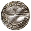 Aethelred II 978-1016, denar, Lincoln, mincerz Ulfcetel, Aw: Popiersie w lewo, Rw: Długi krzyż, VL..